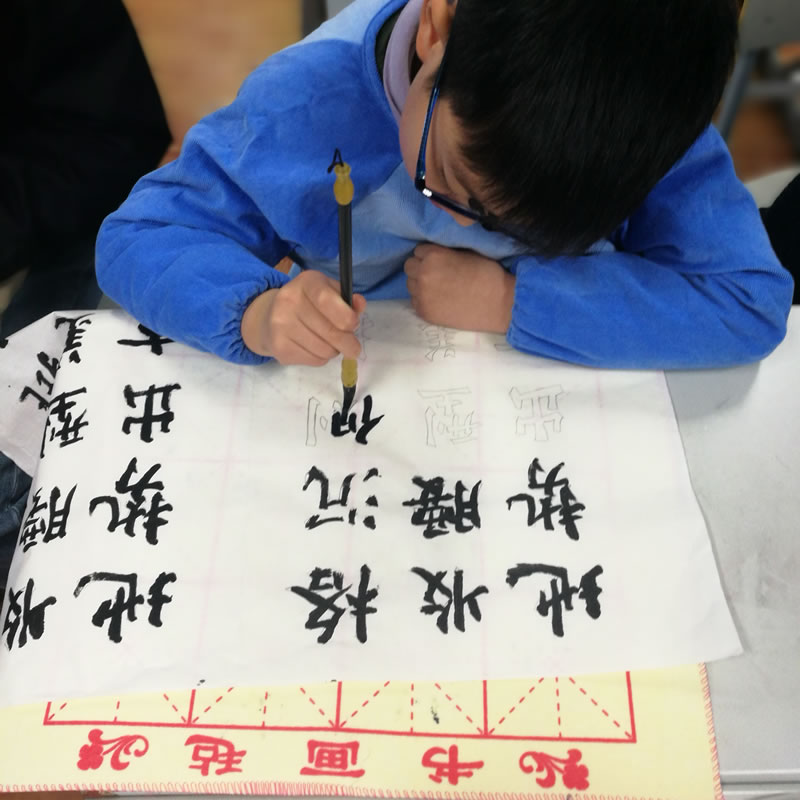 学生练习中